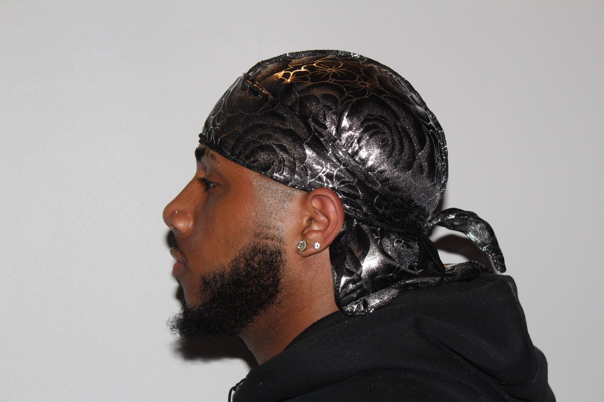 Rose Designer Durag – Drippy Rags - Main Image