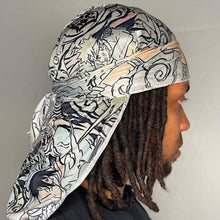 Load image into Gallery viewer, Drippy Rags Durags Bonnets Headbands Headwear More Designer Durag Shippuden Legends Durag