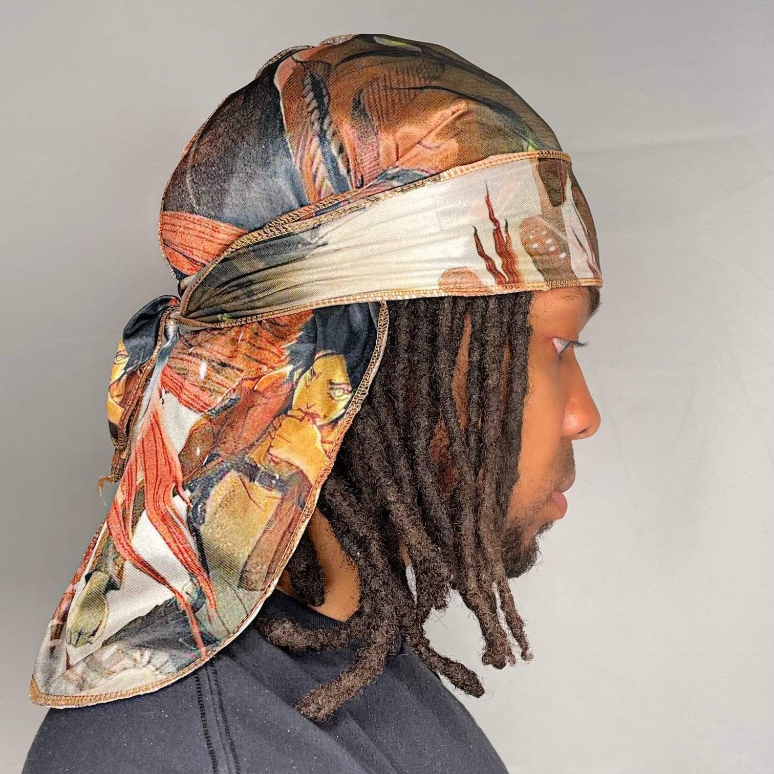 Drippy Rags Durags Bonnets Headbands Headwear More Designer Durag Yeager Attack Drip Durag