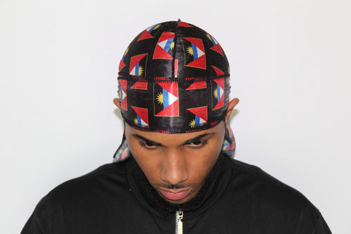 Antigua & Barbuda Flag Silky Durag