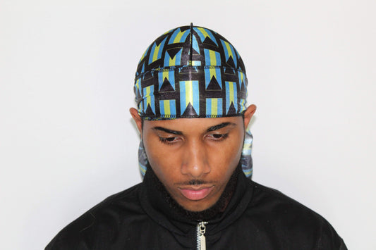 Bahamas Flag Silky Durag