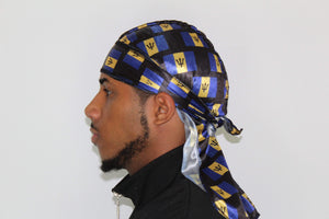 Barbados Flag Silky Durag