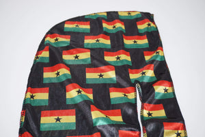 Ghana Flag Silky Durag