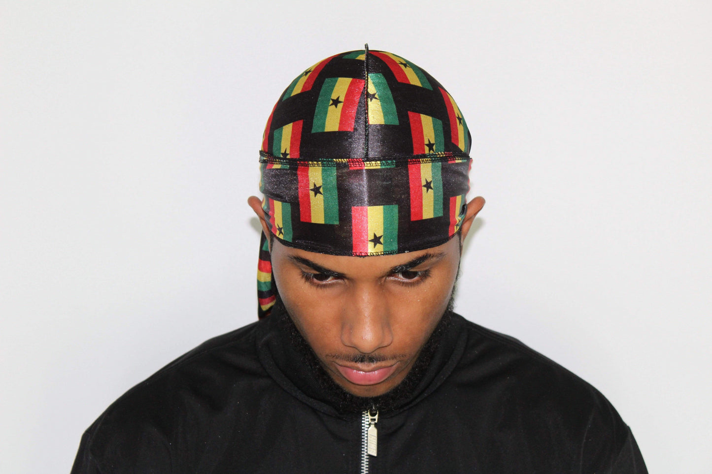 Ghana Flag Silky Durag