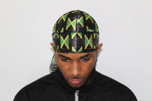 Load image into Gallery viewer, Drippy Rags Durags Bonnets Headbands Headwear More Flag Drip Jamaica Flag Silky Durag