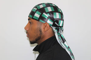Drippy Rags Durags Bonnets Headbands Headwear More Flag Drip Nigeria Flag Silky Durag
