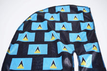 Load image into Gallery viewer, St. Lucia Flag Silky Durag