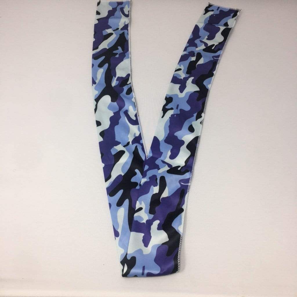 Drippy Rags Durags Bonnets Headbands Headwear More Headbands Blue Camo Bandana Tie Headband