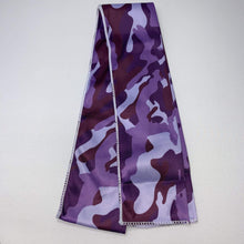 Load image into Gallery viewer, Purple Camo Bandana Tie Headband