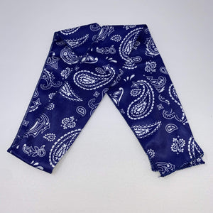 Drippy Rags Durags Bonnets Headbands Headwear More Headbands *Super Sale* Blue Bandana Tie Headband