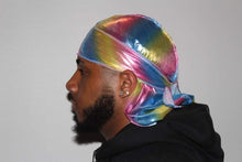 Load image into Gallery viewer, Drippy Rags Durags Bonnets Headbands Headwear More Hologram Calm Spring Hologram Durag