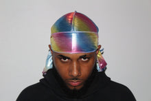 Load image into Gallery viewer, Drippy Rags Durags Bonnets Headbands Headwear More Hologram Calm Spring Hologram Durag