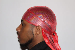 Drippy Rags Durags Bonnets Headbands Headwear More Hologram Red Charizard Hologram Durag