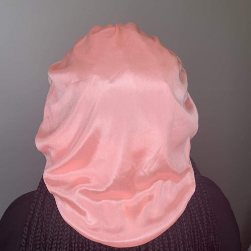 Drippy Rags Durags Bonnets Headbands Headwear More Regular Bonnets Pink Silky Satin Bonnet