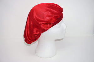 Drippy Rags Durags Bonnets Headbands Headwear More Regular Bonnets Red Silky Satin Bonnet
