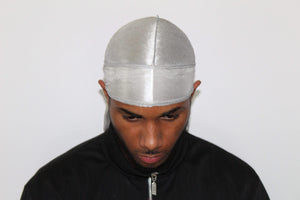 Drippy Rags Durags Bonnets Headbands Headwear More Silky Grey Silky Durag