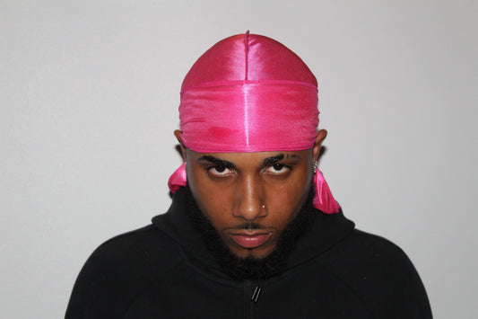 Drippy Rags Durags Bonnets Headbands Headwear More Silky Hot Pink Silky Durag Hot Pink Silky Durag
