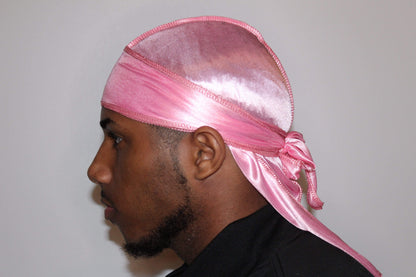 Pink Silky Durag