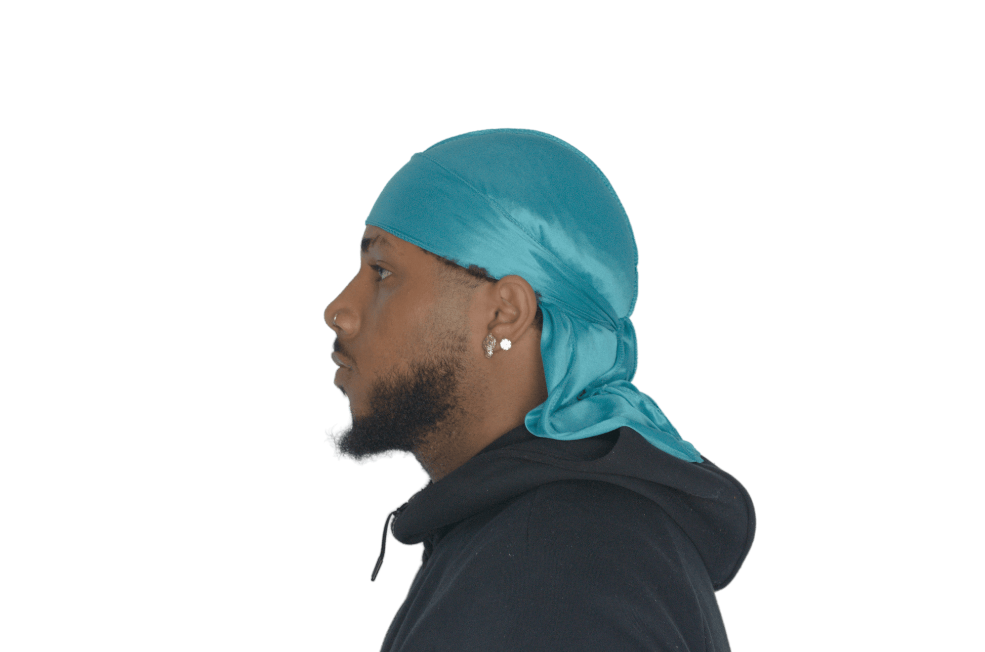 Drippy Rags Durags Bonnets Headbands Headwear More Silky Turquoise Blue Silky Durag