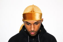 Load image into Gallery viewer, Gold Velvet Durag