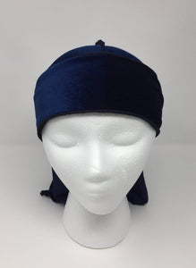 DrippyRags Durags Bonnets Headbands Headwear More Velvet Royal Blue Velvet Durag
