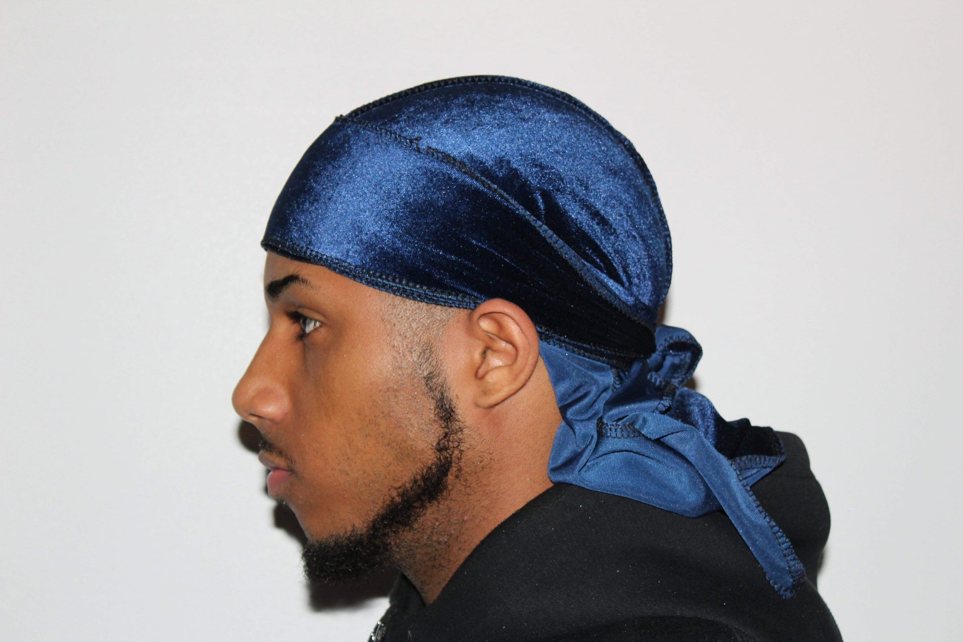 DrippyRags Durags Bonnets Headbands Headwear More Velvet Royal Blue Velvet Durag