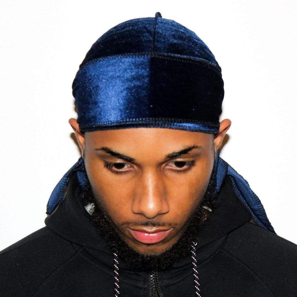 Velvet 3WP Royal Blue Du-rag (White Stitching)